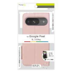 Google Pixel 9 Pixel 9Pro �P�[�X �蒠�^ �t���b�v �s���N �ϏՌ� �X�^���h �J�[�h�z���_�[ �Ռ��z�� �X�g���b�v�z�[�� �����݌v ���K��