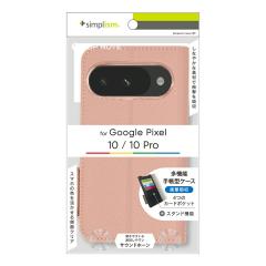 Google Pixel 10 Pixel 10Pro �P�[�X �蒠�^ �t���b�v �s���N �ϏՌ� �X�^���h �J�[�h�z���_�[ �Ռ��z�� �X�g���b�v�z�[�� �����݌v ���K