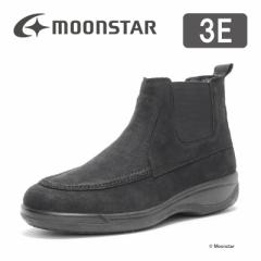 送料無料 ムーンスター メンズ カジュアル ウィンター ブーツ SPH8966CSR スエードブラック 黒 moonstar 日本製 3E 防水 国産 靴 スニー