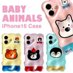 SALE �x�r�[ �A�j�}�� iPhone16 �P�[�X TPU �N�} �l�R �C�k �y���M�� �A�C�t�H��16 �A�C�t�H���P�[�X �J�o�[ �t���ی�t�B�����t��