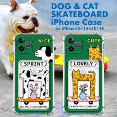 SALE �h�b�O&�L���b�g �X�P�[�g�{�[�h iPhone13 iPhone14 iPhone15 iPhone16 �P�[�X �J�[�h�|�P�b�g�t�� �N���A ���� �� �C�k �L �l�R�N