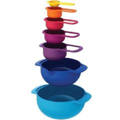 JosephJoseph / �W���Z�t�W���Z�t �l�X�g�v���X �d�˂Ď��[7�_�Z�b�g �I�[���� 400380 �L�b�`���p�i �v�ʃJ�b�v �{�E�� �L�b�`���c�[�� 