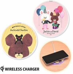 ���܂̂������� Qi ���C�����X�`���[�W���[ �`�[ �Ή� �W���b�L�[ �`���b�L�[ �f�C�r�b�h ���܂��� �X�}�z �[�d ���C�����X �֗� iPhone1