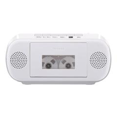 ���ŁyTOSHIBA�zCD���W�I�J�Z�b�g���R�[�_�[ �z���C�g �~�j�T�C�YCD���W�J�Z TY-CDM2-W�y�X���[�v�^�C�}�[���z