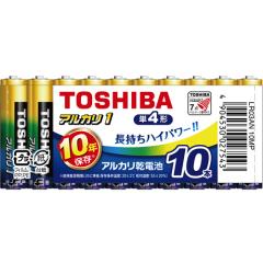���ŁyTOSHIBA�z�A���J��1 �A���J�����d�r �P4�` 1�p�b�N10�{���� �܂Ƃ߃p�b�N 10�N�����ۑ� LR03AN-10MP�y�h�Зp�i �h�Д��~���z
