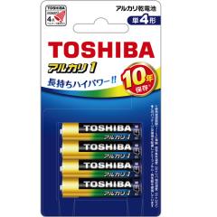 ���ŁyTOSHIBA�z�A���J��1 �A���J�����d�r �P4�` 1�p�b�N4�{���� �u���X�^�[�p�b�N 10�N�����ۑ� LR03AN-4BP�y�h�Зp�i �h�Д��~���z