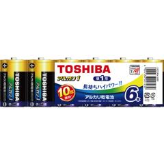 ���ŁyTOSHIBA�z�A���J��1 �A���J�����d�r �P1�` 1�p�b�N6�{���� �܂Ƃ߃p�b�N 10�N�����ۑ� LR20AN-6MP�y�h�Зp�i �h�Д��~���z