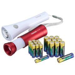 ���ŁyTOSHIBA�z�A���J���P3�d�r10�{ �A���J���P4�d�r10�{ LED�����d�� LED�����^���t�����C�g �Z�b�g X-BOUSAI-SET2�y�h�Зp�i �ЊQ�p�i