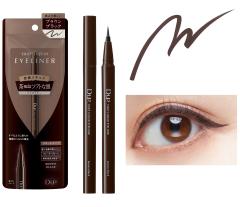 �y���[���֑��������zD-UP �f�B�[�A�b�v�@SILKIY LIQUID EYELINER �V���L�[���L�b�h�A�C���C�i�[WP�@�u���E���u���b�N�@(D03781)�@