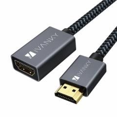 iVANKY VBA41 1m Black HDMI Extension Cable 4K@60Hz HDMI 2.0  P[u 3Df nCXs[h TV Stick PS5 PS4 Oculus Rift Ninte