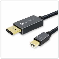 iVANKY VBB01 2m 4K60Hz Grey & Black Mini Displayport to Displayport ~j fBXvC|[g to fBXvC|[g P[u Sur