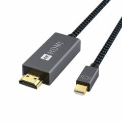 iVANKY VBB31 2m Grey & Black 4K@60Hz Mini DisplayPort to HDMI Cable ~j fBXvC to HDMI ϊ P[u MacOS Windows lC 