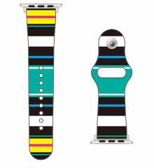 AbvEHb`oh 42/44mm Moisture Stripe ubN design by MoistureiSECOND SKINj