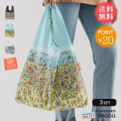 ���[���� �������� BAGGU �E�H�[���[ 3�_�Z�b�g �X�^���_�[�h�o�O�D �G�R�o�b�O STANDARD WALLY�y�}�`�L ���W�� �o�O�[ �G�R�o�b�N �E�H