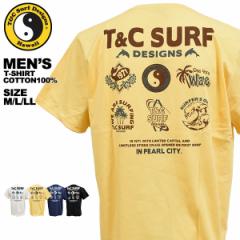 ティーアンドシーサーフデザイン t&c surf designs タウン&カントリー Tシャツ メンズ レディース 半袖 綿100％ M L LL DM2337 メール便