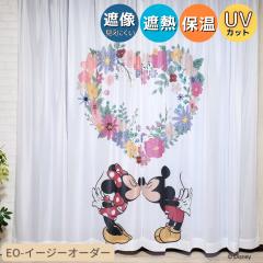 EO- NEW�~�b�L�[���~�j�[ �t�����[�n�[�g���[�X �ՔM �ۉ� UV�J�b�g�����ɂ��� ���[�X�J�[�e���@��100cm ��113�`��138cm 2�� �C�[�W�[�I