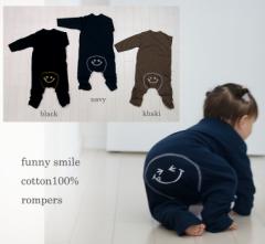 日本製 子供服 ベビー服トップス A4425赤ちゃんの肌に柔らかいフライス素材のロンパース 日本製保育園8877・メール便可30