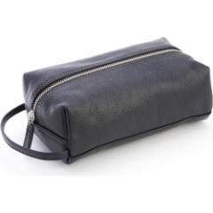 ロイズ ROYCE メンズ ポーチ トイレタリーバッグ Compact Leather Toiletry Bag Black