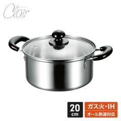 ����� 20cm ih�Ή� �K���X�W�t �X�e�����X�� �� �Ȃ� �t�^�t�� ���� IH �K�X�� �I�[���M���Ή� ������ �ڐ���t ���ʃ~���[�d�グ �V��