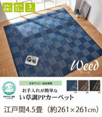 ���{�A�g�s�[����E�� ������PP�J�[�y�b�g �]�ˊ� 4.5�� �i261�~261cm�j�y���������z �ėp�J�[�y�b�g �Z���^�[���O �v���X�`�b�N ����