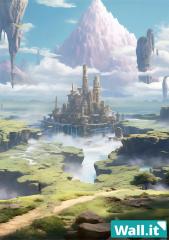 �yWall.it A4 �t�B�M���A�f�B�X�v���C�P�[�X��p�w�ʃf�U�C���V�[�g �c���z �t�@���^�W�[ RPG ���i �Ñ��� �V��̏� �� �`�� �ٍ� �O