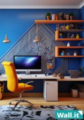 �yWall.it A4 �t�B�M���A�f�B�X�v���C�P�[�X��p�w�ʃf�U�C���V�[�g �c���z ���� ���r���O �f�X�N �p�\�R�� ���� ���i ������� �q������