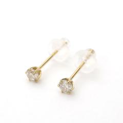 18���_�C�������h�s�A�X K18 0.3ct �ӕʃJ�[�h �L���b�`�� SI�N���X ���C�g�u���E�� ���E���h�u�����A���g�J�b�g