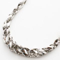 ���v���`�i(Pt999) �O���f�[�V�����l�b�N���X �������45cm�̍��؃E�B���U�[