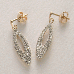 �s�A�X �S�[���h �N���X�^�� ���o�[�V�u�� ������ �e�B�A�h���b�v �p�� �f���`��  �N���b�N�|�X�g��