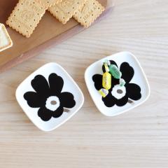 }bR EjbR v[gZbg 10cm~10cm ubN/Vo[ marimekko Unikko Mtg j v[g 蕨 HZbg M