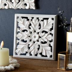 �ؒ��� �����[�t �Ǌ|�� �R�����g �� �z���C�g �C���h�� �����`  �� W 16 �~ D 16 �~ H 1.5 cm �E�b�h�J�[�r���O �A�[�g�p�l�� �ؒ��� ��