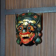 バロンのお面[ブラック][9806]【バリ 雑貨 アジア雑貨 アジアン雑貨 新