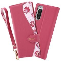 �������� Xperia 5 �P�[�X �� �蒠�^ ���U�[ �ԕ� ���킢�� ���ꂢ �n���h�X�g���b�v�t �X�^���h�@�\ �����h�~ D�����O ���b�h agesugi_s