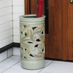 傘立て 陶器 アンブレラスタンド かさたて 傘入れ 壷 信楽焼 おしゃれ