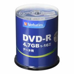 Verbatim  o[xC^ f[^pDVD-R 4.7GB 1-16{ 100Xsh DHR47JP100V4 (2362933)  