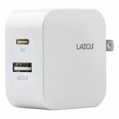 LAZOS  \X 2AC[d USB-A + Type-C |[g L-AC-CA (2508510)  