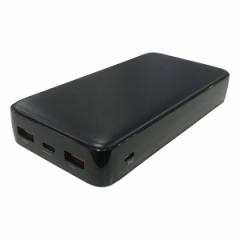 LAZOS  \X oCobe[ PDQC3.0Ή 20000mAh  ubN L-20M-B (2505470)  