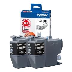 brother �u���U�[�C���N�J�[�g���b�W �u���b�N2�p�b�N �u���U�[���� LC411BK2PK(2521849)����s�� ��������