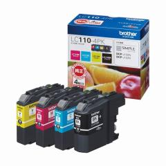 brother �u���U�[�C���N�J�[�g���b�W LC110-4PK 4�F�p�b�N LC1104PK(2371265)����s�� ��������