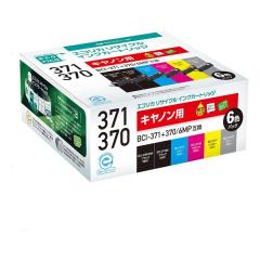 ecorica �G�R���JCANON BCI-371�{370/6MP�݊� ECI-C371-6P(2559161)��������
