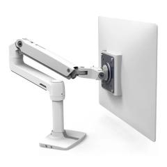 ergotron �G���S�g����LX�f�X�N�}�E���g���j�^�[�A�[�� �z���C�g 45-490-216(2673900)��������