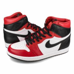 NIKE WMNS AIR JORDAN 1 HIGH OG GYM RED/WHITE/BLACK ySATIN SNAKEz