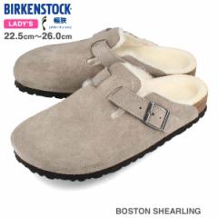 BIRKENSTOCK BOSTON SHEARLING i[tBbg rPVgbN {Xg VAO fB[X T_ STONE COIN O[ 1017651