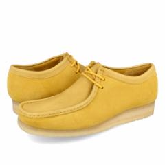 CLARKS WALLABEE YELLOW SUEDE