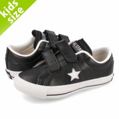 CONVERSE KIDS ONE STAR V-2 OX Ro[X LbY X^[ V-2 OX BLACK/WHITE 37301861