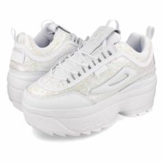 FILA DISRUPTOR II WEDGE tB fBXv^[ 2 EFbW fB[X WHITE/WHITE/WHITE Vo[ 5XM02318-100