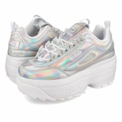 FILA DISRUPTOR II WEDGE tB fBXv^[ 2 EFbW fB[X IRIDESCENT/METALLIC SILVER/WHITE Vo[ 5XM02319-319