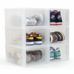 KICKS LAB. SHOE STORAGE BOX 6 BOX CLEAR