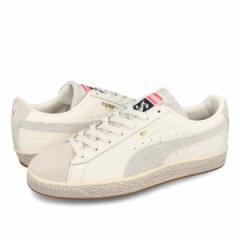 PUMA SUEDE STAPLE v[} XEF[h XeCv Y WARM WHITE/ALPINE SNOW zCg 396254-01