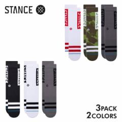 STANCE SOCKS THE OG 3 PACK MULTI 